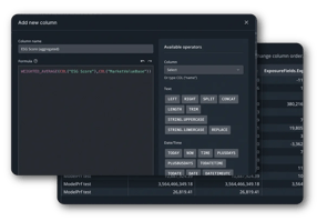 Custom report builder