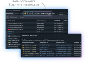 Data governance built into workflows