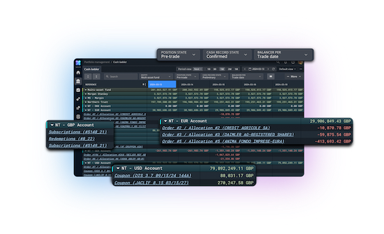 Position and Cash Management capabilities of the Limina IMS