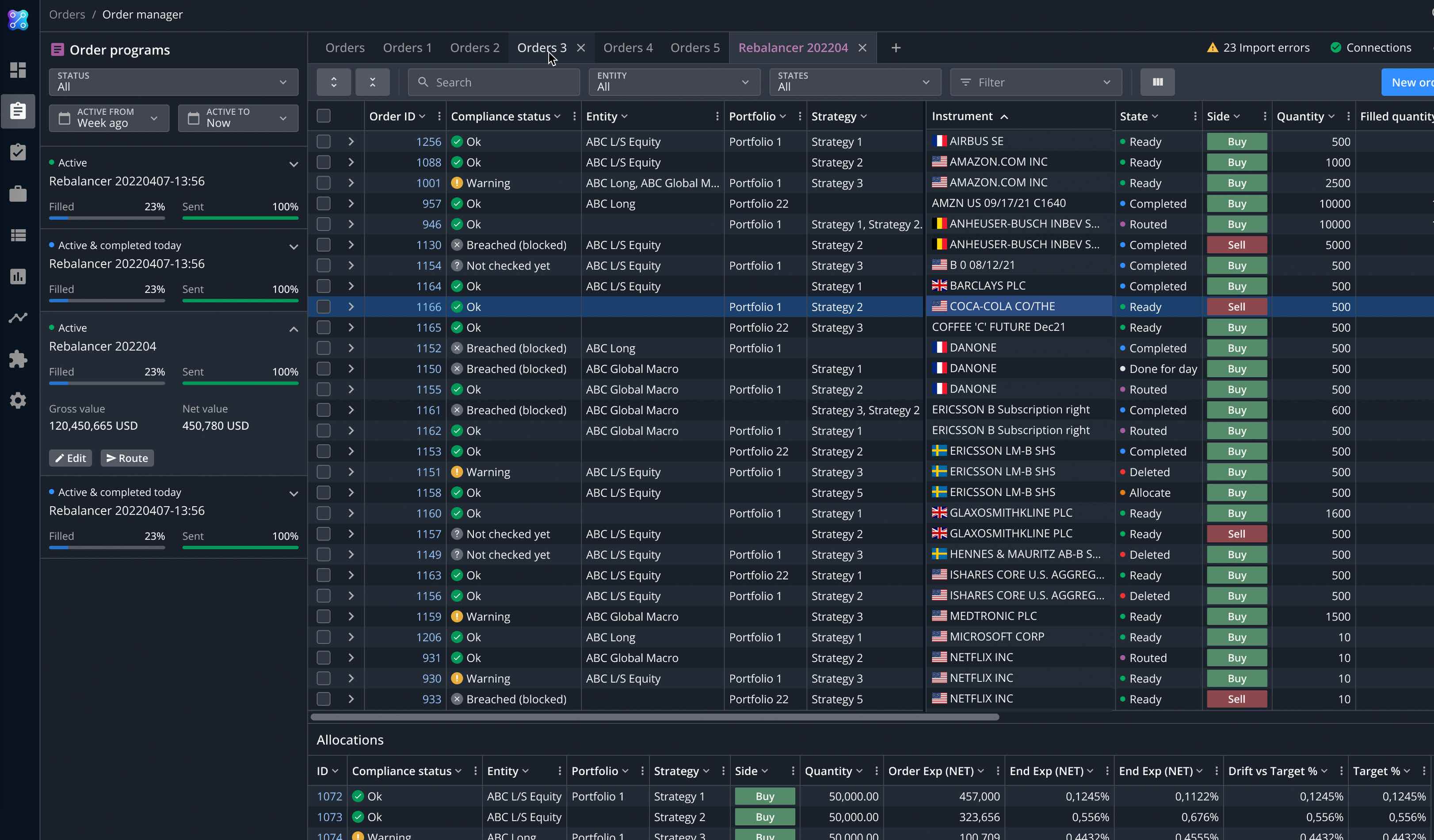 Screenshot OMS Overview lowres